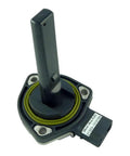 BMW Engine Oil Level Sender Sensor Replacement - Replaces OEM 12617508003, Built Tough For Heat And Vibration, Accurate Readouts, Easy Install, Long Lasting Vehicle Monitoring You Can Trust. Black plastic sensor with gasket and mounting holes