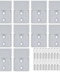 No Fuss Heavy Duty 2 Gauge Battery Cable Connector Kit With Quick Connect Disconnect Plugs for Trucks and Trailers includes ten gray housings.