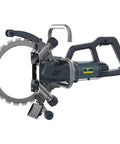 Smooth Operator 8800 Watt Circular Wall Cutting Machine With Diamond Blade And Soft Start Motor For Concrete Slab Granite Masonry Grooving Trade Shop Workhorse side view with a diamond blade.