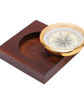 Go To Portable Alloy Compass With Wooden Box For Camping And Hiking Essentials Vintage Aluminum Outdoor Gear