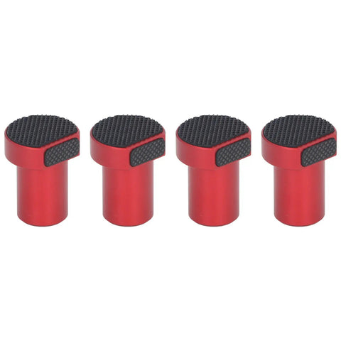 Four Pack Aluminum Bench Dog Clamps For Woodworking In Red Fits Three Quarter Inch 19mm Bench Dog Holes Built From Durable Anodized Aluminum