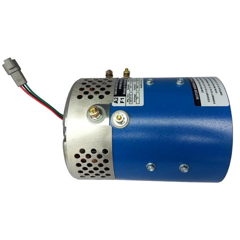 Snag This High Performance 72 Volt Electric Car Motor Rated At 11 Peak HP And 25 MPH Smooth Cruising Built Tough In USA Metal casing with thermal vents and connection ports.