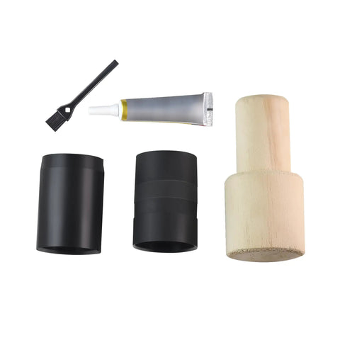 Ultimate Boat Seat Base Pedestal Repair Kit For Ranger Boats 2005 And Earlier Includes Straight Bushing Tapered Bushing And Wooden Mandrel, black bushings