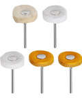 Get This 5pc Abrasive Drill Brush Set For Quick Polishing Grinding Wheels With Felt Cloth Heads And 2.35mm Shank To Handle Wood Metal Jewelry And Glass Projects Like A Boss Without Breaking Your Pocket. Felt cloth and cotton buffing heads for drill.
