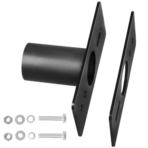 Slip Fitter Adapter For 2 3 Eighths Inch Light Fixtures Mounting Bracket Outdoor Flood Light Rainproof Weatherproof Adapter For Parking Lot Lights