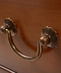 Six Pack Traditional Bail Cabinet Pulls In Antique Brass For Dresser Drawers And Cabinets, Vintage Shabby Chic Hardware