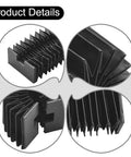 Built Tough Flexible Telescopic Protective Cover For CNC Linear Guides, Dust Shield Bellows Guard, product details view