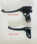 Dual Brake Lever For Cantilever Or Caliper Brakes, 129mm Handle, Fits Seven Eighths Inch Bars, Black, new and old models comparison