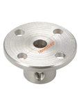 4mm Inner Diameter Rigid Flange Shaft Coupling For Motors And DIY Projects, Rock Solid 10mm Outer Cylinder, base with mounting holes