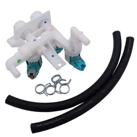 Front Load Washer Water Valve Replacement Kit With Three Coils And Extension Hoses For 120V 60Hz DIY Ready Fits Model Specific Washers AP5692067 PS8689091 3023192
