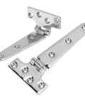 Beefy Heavy Duty 316 Stainless Steel T Shape Door Hinge For Marine Lids Hatches Compartments And Doors 6 By 3 Inch Rustproof