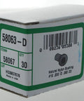 Box of Heavy Duty Nylon Flanged Bushings for Smooth As Butter Rotary Motion, 30 count, size #10, made in USA.