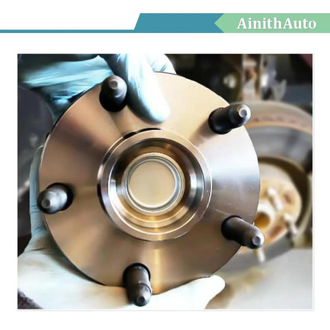Front Wheel Bearing And Hub Assembly 4x4 6 Lug With ABS Two Piece Set For Chevy Avalanche Express 1500 2500 Silverado Suburban