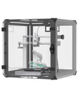 3D Printer Enclosure Kit With Filament Drying Box, LED Light And Built-In Fan, Sealing Design To Cut Printing Interference, Dustproof For Consumables, Assembly Required DIY Project showing assembled enclosure with 3D printer inside.