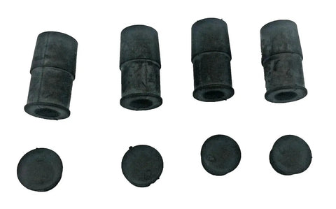 Replacement Caliper Rebuild Kit For Trailers And Boats, UFP Compatible, Beefy Heavy Duty Trailer Brake Caliper Repair Kit To Cut Down Wobble And Movement During Towing, Easy Install And Durable Components, black rubber caps and boots
