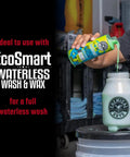 Person pouring EcoSmart Waterless Wash into Mr Sprayer Full Function Pump Sprayer For Home, Garden, And Car Detailing, 50 Oz Heavy Duty Multi Purpose Spray Bottle With Adjustable Pattern, Easy Pump Action For Cleaning, Washing, And Detail Work