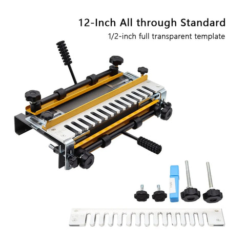 Badass Dovetail Workhorse Machine And Portable Woodworking Jig For Killer Joinery With Rugged DieCast Body and QuickChange Templates.