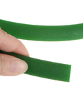Close-up of Green 15mm Diameter Round Belt 3.3ft Length Rough Surface Polyurethane Urethane Belt For Drive Transmission High Tension