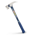 Big Blue Framing Hammer 25 Oz Pro Grade USA Made Built Tough With Straight Rip Claw, Forged Steel Construction, And Shock Reduction Grip