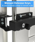 Universal Electric Gate Lock For 12 To 24 Volt DC Swing Gates Easy Install No Fuss Magnetic Gate Lock That Plays Nice With Most Gate