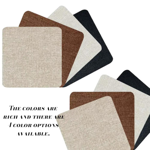 10 Pack Couch Patch Repair Kit With Self Adhesive Microfiber Patches for Quick Fix on Sofa Chair Car Seat and Furniture Upholstery