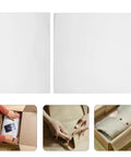 Pack Of 100 Reusable White EPE Cushion Storage Bags With Cushioning Design For Movin And Office Use Durable Protective Pouches For Fragile Items Packing And Shipping Supplies, white EPE pouches in box