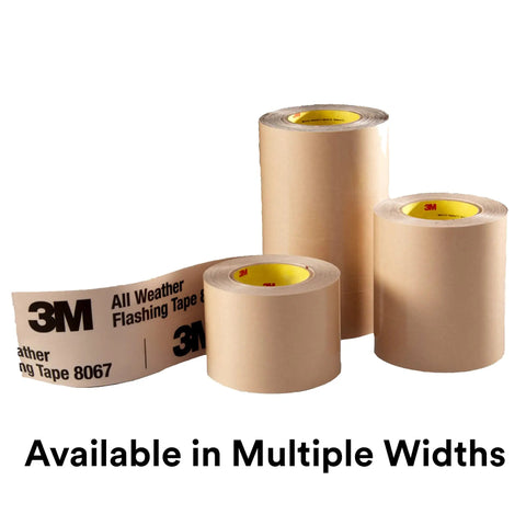 All Weather Flashing Tape 2 Inch By 75 Foot Adhesive Backed Sealant For Doors Windows And Wood Frame Openings Tan Waterproof