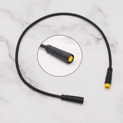 3 Pin Extension Cable For Bafang BBS BBSHD Ebike Systems Compatible With Rotation Handle Power Off Brake Handle Induction Cable And Gear Change Power Off Cable Abs Plastic Durable And Wear Resistant