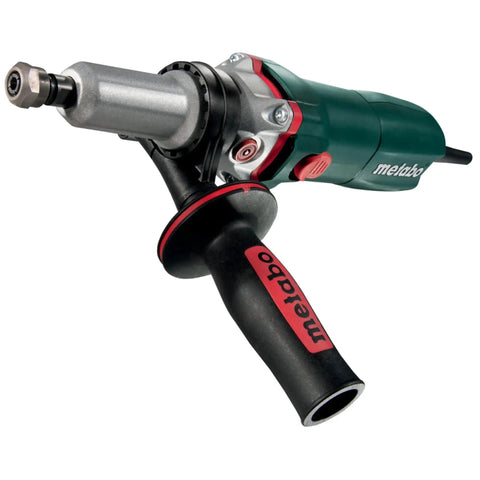 Heavy Duty Variable Speed Die Grinder With Badass High Torque Planetary Gears and Easy Swap Spindle Lock for Rock Solid Metalworking and Finishing Jobs featuring Smooth Nine Hundred Fifty Watt Motor, showing the compact design.