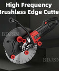 Heavy Duty Badass Electric Wall Grooving Machine Featuring Slick Depth Adjustments Up To Eleven Inches for precise edge cutting.