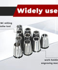 ER16 Spring Collet Set 1 To 10mm For CNC Milling Lathe Tools And Work Holding Engraving Machine High Precision Collets shown