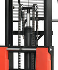 Heavy Duty Manual Pallet Jack With A Rugged Hydraulic Pump And Reinforced C Channel Steel Forks close-up of hydraulic lift components