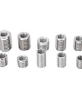 DIY Friendly Pro Grade Threaded Insert Kit With 33 Pieces M8x1.25 stainless steel self tapping reducer nut sleeves for wood furniture