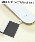 Non Slip Deck Covering For Skateboard And Kick Scooter Waterproof PVC Grip Tape Easy To Apply High Traction Weatherproof