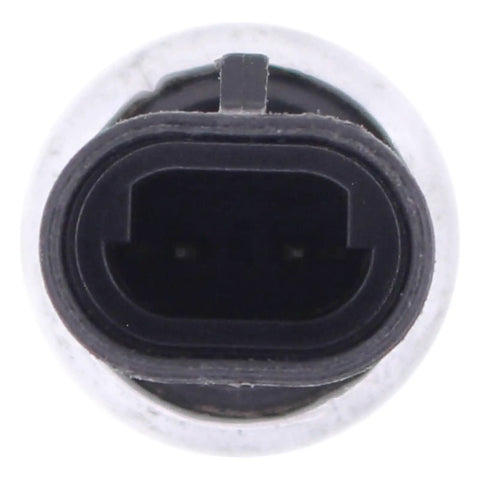 Close-up of Air Conditioner Clutch Pressure Sensor Switch For GM Trucks And SUVs Including Tahoe Silverado Suburban.