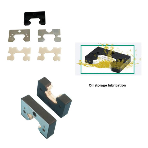 Plug And Play 25mm Square Bearing Linear Slider Block Pair with EV25 Self Lubricating Dustproof Oil Box components layout