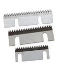 Top Shelf Carbon Steel Carton Sealer Blades Pack Of Ten Heavy Duty Semi Automatic Packing Machine Knives sharp serrated blades.