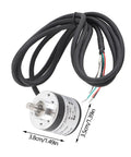 600 Pulses Per Revolution AB Duplex 6mm Shaft Incremental Rotary Encoder for feedback in robotics and DIY projects
