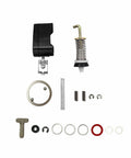 Carburetor Repair Rebuild Kit With Float For Rochester 2 Barrel Fits Mercruiser Mercury Marine 3.0L 4.3L 5.0L 5.7L components laid out