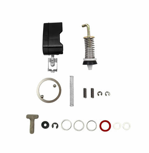 Carburetor Repair Rebuild Kit With Float For Rochester 2 Barrel Fits Mercruiser Mercury Marine 3.0L 4.3L 5.0L 5.7L components laid out