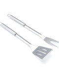 4 Piece Stainless Steel BBQ Grilling Tool Set With Carry Bag Rust-Resistant And Dishwasher Safe spatula and grill fork