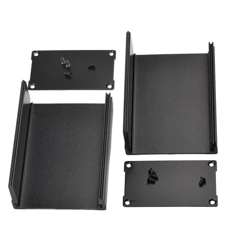 Aluminum Electronic Enclosure For HiFi Audio Amplifier And Ham Radio Project Box Black 4.33 By 2.99 By 1.81 Inch parts