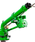 Impact Sprinkler With Pressure Gauge, 360 Degree Slow Rotation, Large Area Watering Sprinkler Gun For Farm Irrigation, 1.5 Inch Spray Head