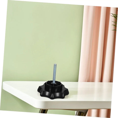 Spare Tire Bolt Replacement Clamp for Secure Tire Mounting, black, on white table, showcasing universal fit design