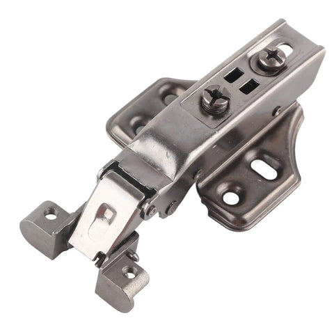 Silent Wardrobe Hinge Hydraulic Soft Close Adjustable Aircraft Base For Aluminum Glass Cabinet Doors With Slick Cold Rolled Steel.
