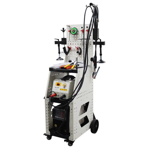 Aluminum Dent Pulling And Welder Machine For Auto Repair Kit With Dent Puller Tool 220V Portable Garage Ready Body Shop Grade Welding