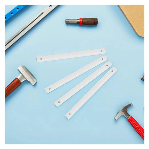 Rock Solid Side Mounted Double Row Ball Bearing Drawer Slides Heavy Duty Three Stage Triple Extension Cold Rolled Steel Smooth As Butter Quiet Glide For Cabinets Includes Three Sets Built To Last with tools on blue background.