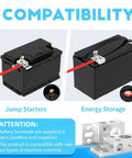 Compatibility of Heavy Duty 13 Way Battery Power Distribution Block With M8 M6 M4 Threaded Studs for RV Marine Automotive Solar Batteries.