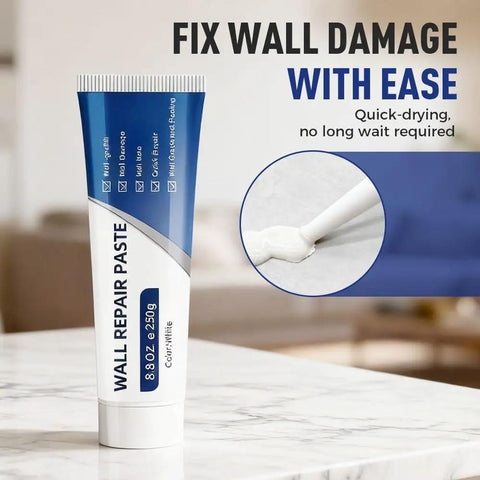 Drywall Patch Repair Kit With Scraper White Spackle Paste For Holes Cracks Nail Holes Dents And Small Wall Damage No Mess DIY