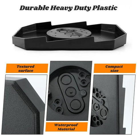 Hassle Free Install Vinyl Siding Light Mount Block With Built In Electrical Box Outdoor Side Mount Kit For One Half Inch Lap Double And Four Inch Siding Black, black plastic mount block with electrical box